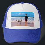 Anpassningsbar Photo Truckerkeps med fotodesign<br><div class="desc">Anpassningsbar Fotohattar - Din egen design - Personlig-familj/vänner eller personlig versaler - Lägg till foto/text - Ändra storlek och flytta eller ta bort och lägg till inslag/text med anpassning verktyg! Välj/lägg till ditt favoritteckensnitt/text färg ! Du kan överföra designen till fler än 1 000 Zazzle-produkter. Var Lycklig!</div>