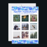 ANPASSNINGSBAR PHOTO Ugly Hanukkah Sweaters Cute F<br><div class="desc">Anpassa det här platta kortet genom att lägga till egen text och foton på framsidan eller baksidan. Det finns ett rutnät framför fotona som gör det enklare att använda storleka foton som du har och behålla dem i ett kvadratiskt format. Du kan ta bort stödrastret eller ändra färgen eller tjockleken...</div>