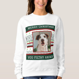 Anpassningsbar Photo Ugly jul Sweater Funny Julaft T Shirt