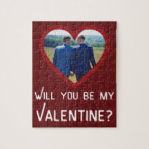 Anpassningsbar Photo Valentine's Jigszawa Puzzle
