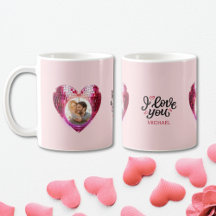 Anpassningsbar Photo Valentines Mugg