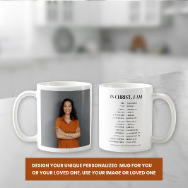 Anpassningsbar Photo Vem jag är i Kristus Christia Kaffemugg