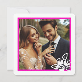 Anpassningsbar Photo Vit ros Valentine Förlovning 