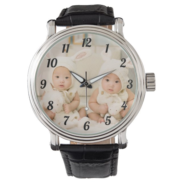 Anpassningsbar Photo Watch Armbandsur (Framsida)