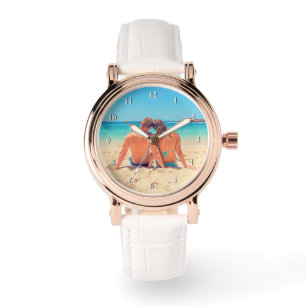 Anpassningsbar Photo Watch Gift med dina favoritfo Armbandsur