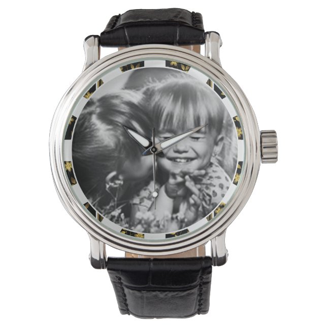 Anpassningsbar Photo Watch, personalize, family, e Armbandsur (Framsida)