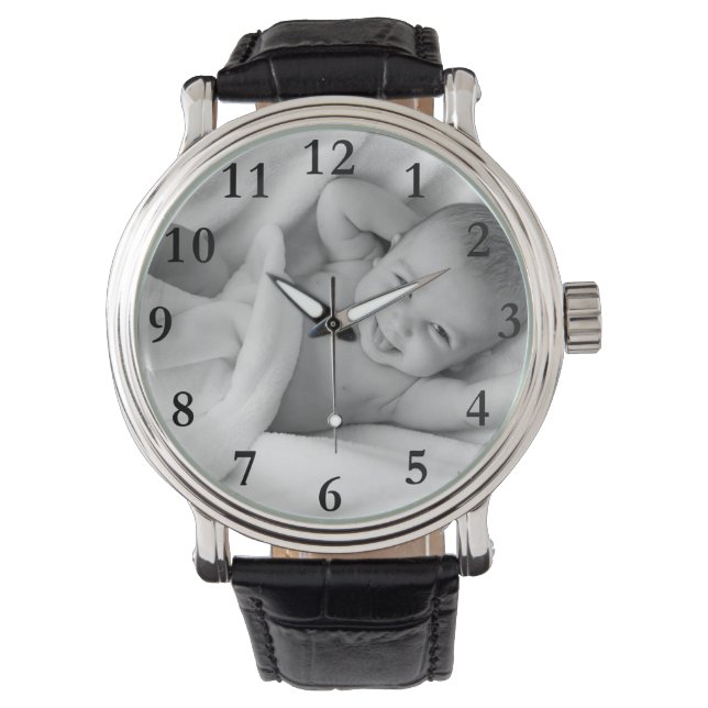 Anpassningsbar Photo Watch Personlig Watch Armbandsur (Framsida)
