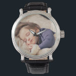 Anpassningsbar Photo Watch Personlig Watch Armbandsur<br><div class="desc">Anpassningsbar Photo Watch. Du kan skapa dina egna personliger genom att lägga till ett foto från datorn eller lägga till ett eget namn eller ett inledande som monogram. Perfekten är en viktig gåva för att värna om dina minnen.</div>