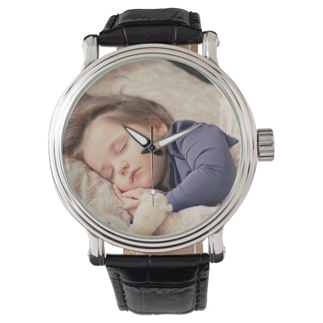 Anpassningsbar Photo Watch Personlig Watch Armbandsur (Framsida)