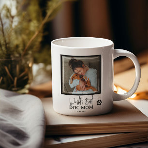 Anpassningsbar Photo World Best Hund Mamma Mugg