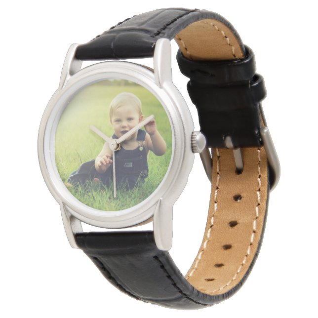 Anpassningsbar Photo Wrist Watch utan nummer Armbandsur (Vinklad)