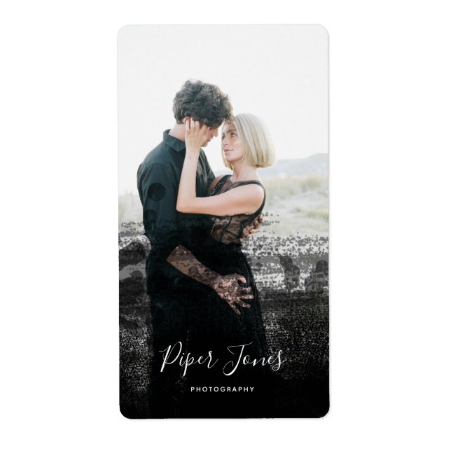 Anpassningsbar Photography Black Abstrakt Photogra Fraktsedel (Framsidan)