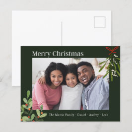 Anpassningsbar Photos God jul Photo Postcard Helg Vykort