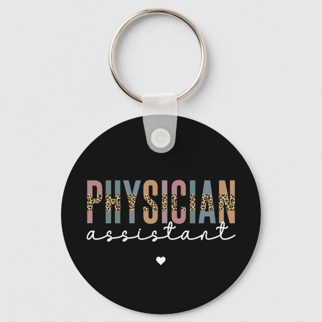 Anpassningsbar Physician Assistant Physician Assoc Nyckelring (Framsida)