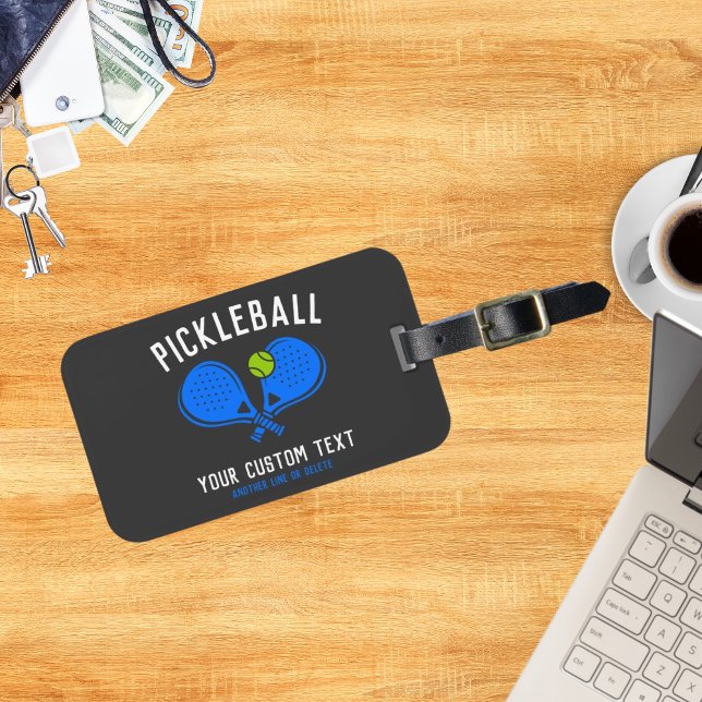 Anpassningsbar Pickleball Älskare Team Klubb Paddl Bagagebricka (Skapare uppladdad)
