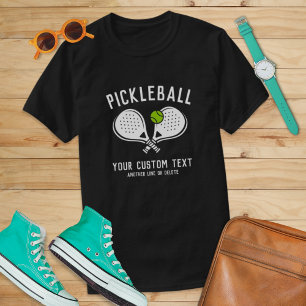 Anpassningsbar Pickleball Älskare Team Klubb Paddl T Shirt