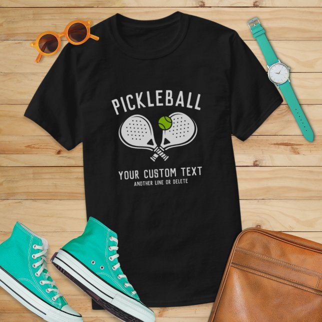 Anpassningsbar Pickleball Älskare Team Klubb Paddl T Shirt (Skapare uppladdad)