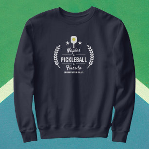 Anpassningsbar Pickleball Klubb Add City Namn Stat Lång Ärmad Tröja