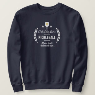 Anpassningsbar Pickleball Klubb City State Namn Re Lång Ärmad Tröja