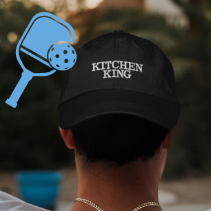 Anpassningsbar Pickleball Kung Kitchen Gift för sp Broderad Keps