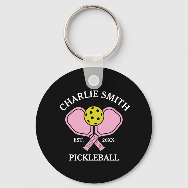 Anpassningsbar Pickleball Paddle-nyckelkedja - Nam Nyckelring (Framsida)