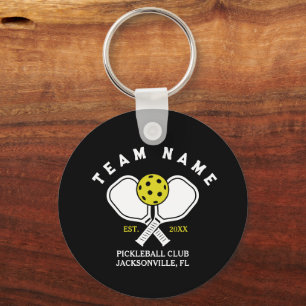 Anpassningsbar Pickleball Team Keychain - Klubb Na Nyckelring