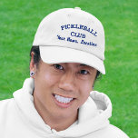 Anpassningsbar Pickleball Team Klubb, spela Namn d<br><div class="desc">Perfekten för pickleball-entusiaster. Lägg till klubb,  team namn,  plats eller datum för stad/stad,  turnent namn etc. för att skapa ett slags pickleball sockel. Underbar för matchande lagväxlar eller turneringshändelser - eller till och med en pickleball resa.</div>
