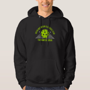 Anpassningsbar Pickleball Team Namn Klubb League Hoodie
