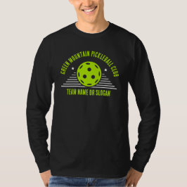 Anpassningsbar Pickleball Team Namn Klubb League T Shirt