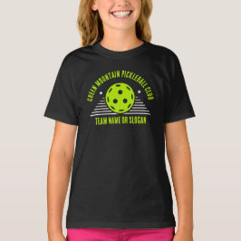 Anpassningsbar Pickleball Team Namn Klubb League T Shirt