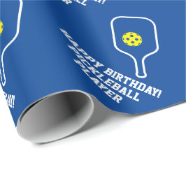 Anpassningsbar pickleball tennis-spelare som slår  presentpapper