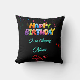 Anpassningsbar Pillow Gift för födelsedagsfirande Kudde
