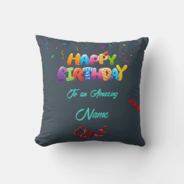 Anpassningsbar Pillow Gift för födelsedagsfirande Kudde