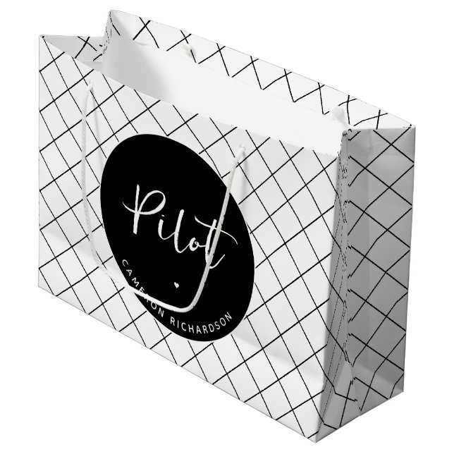 Anpassningsbar Pilot Aviation School Studenten Ele (Framsidan Vinklad)