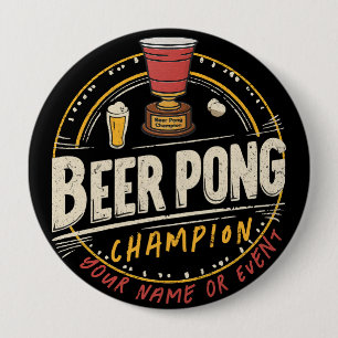 Anpassningsbar Ping Pong Beer League Knapp