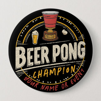 Anpassningsbar Ping Pong Beer League Knapp