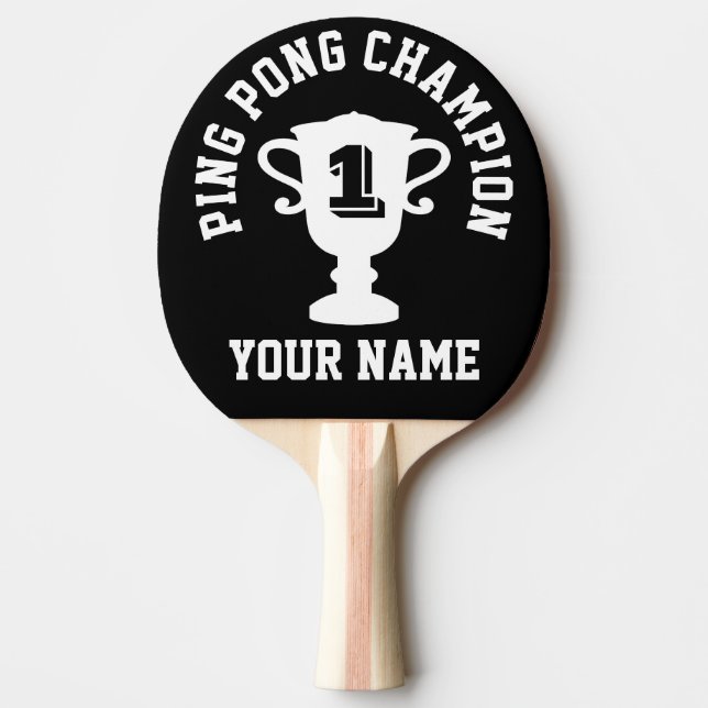 Anpassningsbar ping pong champion bord tennis padd pingisracket (Framsidan)