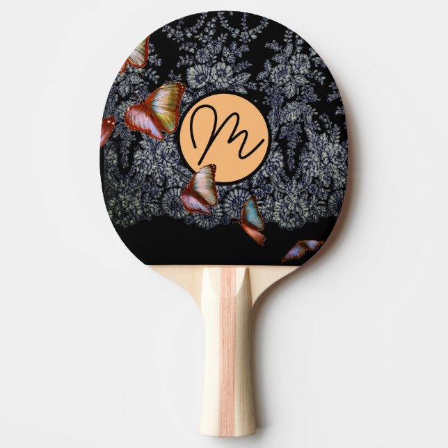 ANPASSNINGSBAR PING PONG PADDLE-KNAPPAR OCH SNÖRE PINGISRACKET (Framsidan)