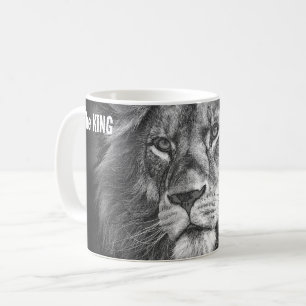 Anpassningsbar PIP Art Design Animals Lejonare Ans Kaffemugg