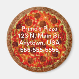 Anpassningsbar Pizzeria Pizza Promotional Magnet