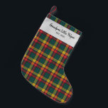 Anpassningsbar Play Klan Buchanan Tartan Check Fam Liten Julstrumpa<br><div class="desc">Den varma personligen och den vackra Klan Buchanan julklappar kommer att liva upp alla kaminer. Lägg till ditt eget namn till det här mjuka och rymliga lagret genom att klicka på knappen "Anpassa" ovan och du är säker på att du kommer att vara redo för helgdagar för roligt i år....</div>