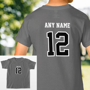Anpassningsbar Player nummer Namn Jersey Sports Bl T Shirt