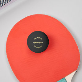 Anpassningsbar Player Team Klubb Namn Bord tennis  Pingisboll