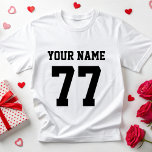 Anpassningsbar Players Number Personlig Football M T Shirt<br><div class="desc">Anpassningsbar Players Number Personlig Football Mamma T-Shirt</div>