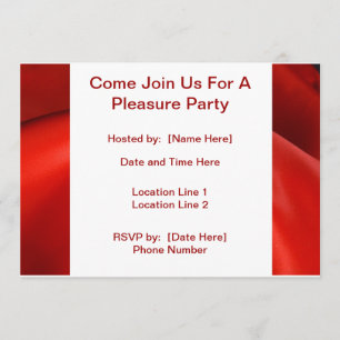 Anpassningsbar Pleure Party Inbjudningskorts Inbjudningar