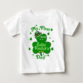 Anpassningsbar Pojke 1st St. Patricks Day Baby Rom Tee Shirt
