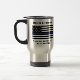Anpassningsbar polis Thin Blue Line Polis Resemugg