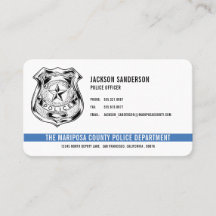 Anpassningsbar Polisavdelning Logotyp Thin Blue Li