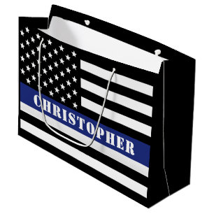 Anpassningsbar polischef Thin Blue Line Polisen De