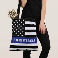 Anpassningsbar polischef Thin Blue Line Polisen De